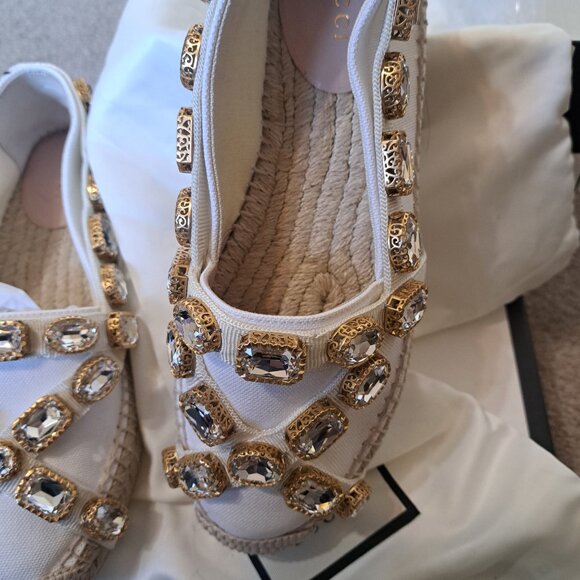 Authentic GUCCI espadrilles Size 36.5 - Picture 6 of 12